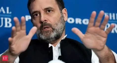 rahul gandhi: Rahul Gandhi in US: I'm the first person to be given the ...