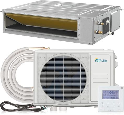Senville - 18000 BTU Concealed Duct - Heat Pump - SENA/18HF/ID - White ...