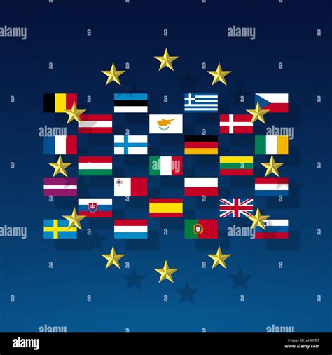 Flags Of The World With Stars