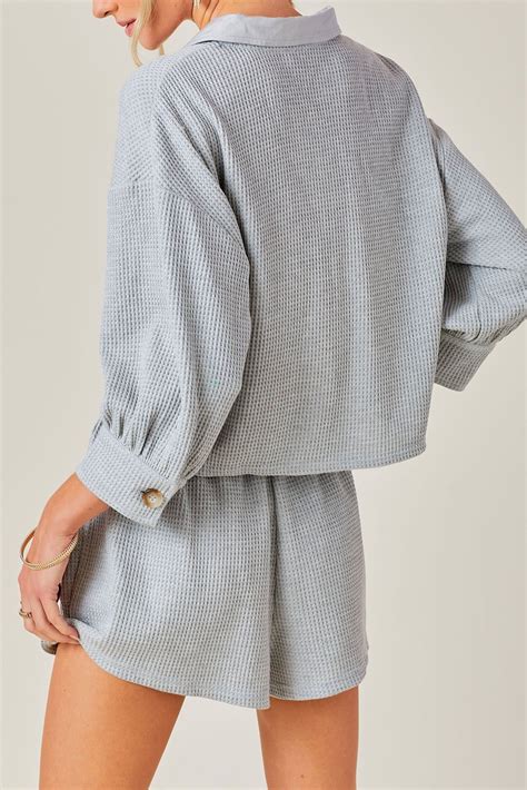 Mandy 2 piece waffle knit lounge set l – Artofit