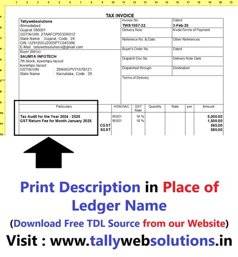 (Free) TDL Source Code of Print Description In Place of Product Name ...