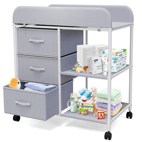 Amazon.com : Baby Changing Table, Portable Changing Table, Diaper Changing Station with ...