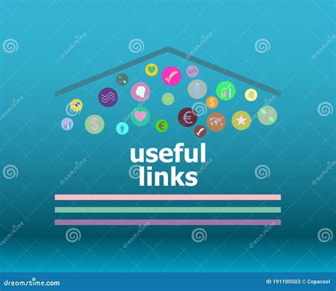 Useful Links Button Royalty-Free Cartoon | CartoonDealer.com #121997552