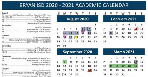 Bryan School Board Adopts Calendar For 2020-2021 School Year - WTAW ...
