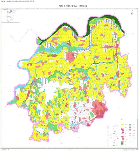 罗山县乡镇土地利用总体规划图