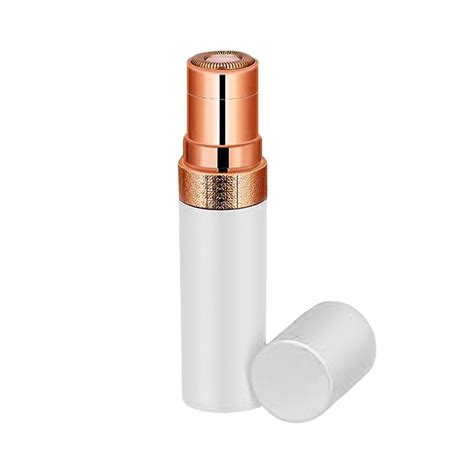 Lipstick Peach Fuzz Remover and Facial Hair Trimmer for Women USB Rechargeable Hair Removal ...