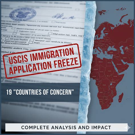 USCIS Immigration Application Freeze For 19 "Countries Of Concern ...