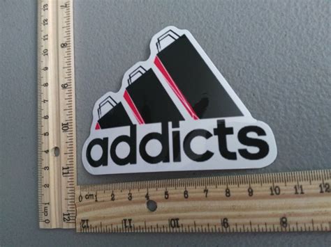 Buy New famous Vape big Drug Addicts Logo Parody Vinyl Decal Sticker ...