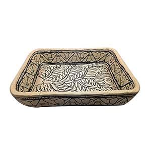 India Meets India Handmade Papier Mache Serving Tray/Serving Platter ...