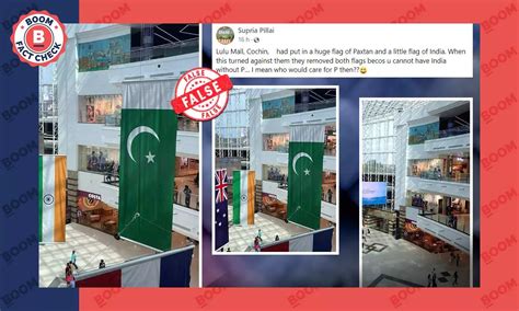 LuLu Mall Kerala Did Not Display Pakistan Flag Higher Than The Indian ...