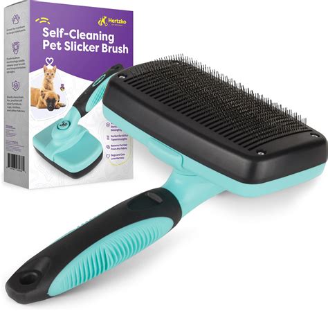 Amazon.com: Hertzko Dog & Cat Brush, Dog Brush for Shedding, Cat & Dog ...