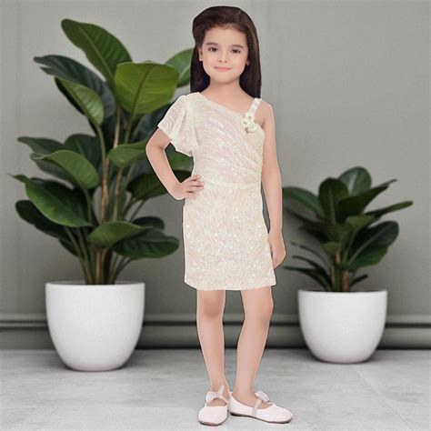 Buy One-Shoulder Midi Dresses for Girls – Mumkins