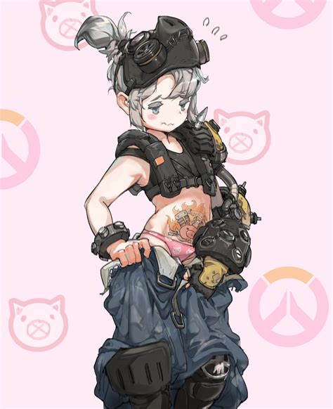 roadhog (overwatch and 1 more) drawn by urorong | Danbooru