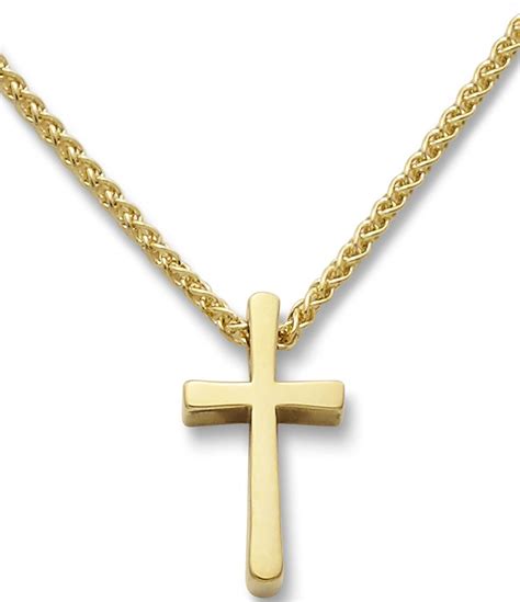 James Avery 14k Gold Petite Latin Cross Pendant Necklace | Dillard's