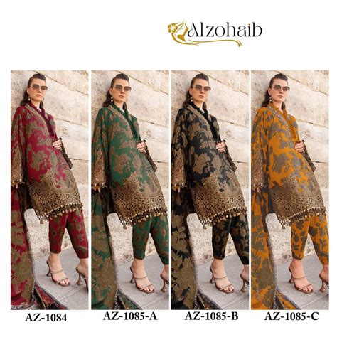Az 1084-1085 Abc Al Zohaib Cotton Pakistani Patch Work Suits Supplier ...