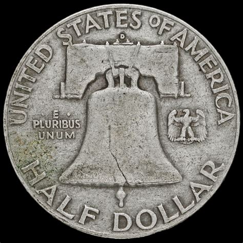 USA 1951 Franklin Silver Half Dollar
