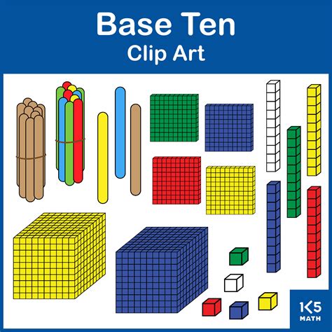 Hundreds Base Ten Blocks Clip Art 1.02 Read And Write 3 Digit Numbers