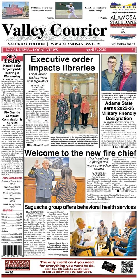 Valley Courier - The Alamosa News