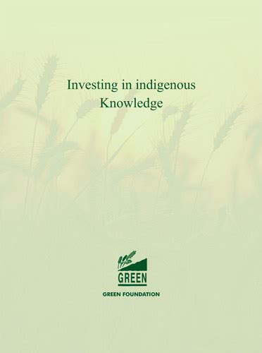 English Publication - Green Foundation