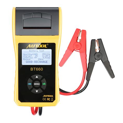 Buy AUTOOL BT-660 12V 100-3000 CCA Auto Battery r for All Cars Cranking ...