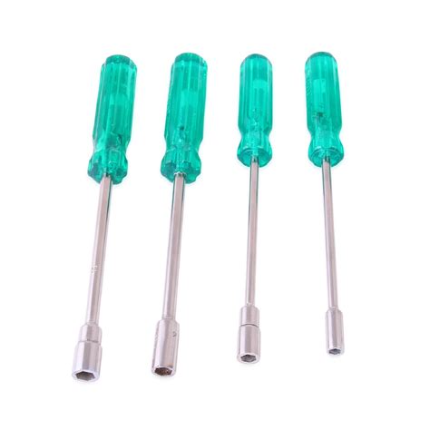 Lovely ® Lilyton 8 9 10 11 mm Nut Driver Set with Handle (Green, 150 mm ...