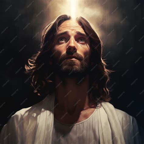 Premium AI Image | Photorealistic Supernatural Jesus HD wallpaper