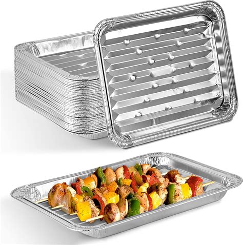 Amazon.com: Stock Your Home Disposable Aluminum Foil Broiler Pan (10 ...