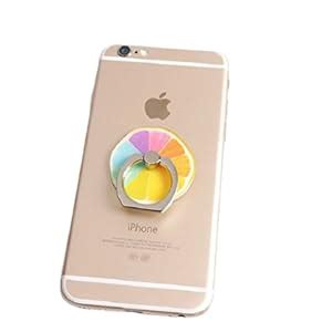 BeFunky Cute Fruit Shape Phone Ring 360 Degree Rotating Ring Grip Anti ...