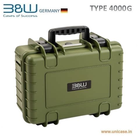 IP67 and MIL grade certified Olive Green Hard Plastic carry case