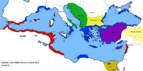 Ancient Mediterranean Region Map