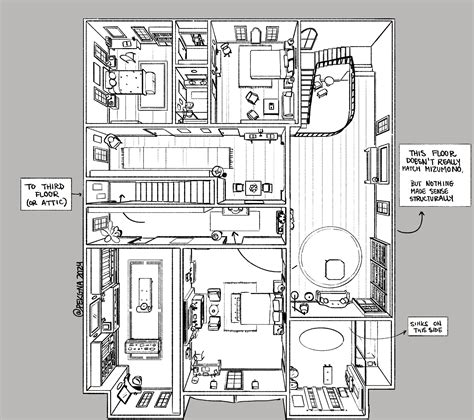 2 Bedroom House Floor Plan