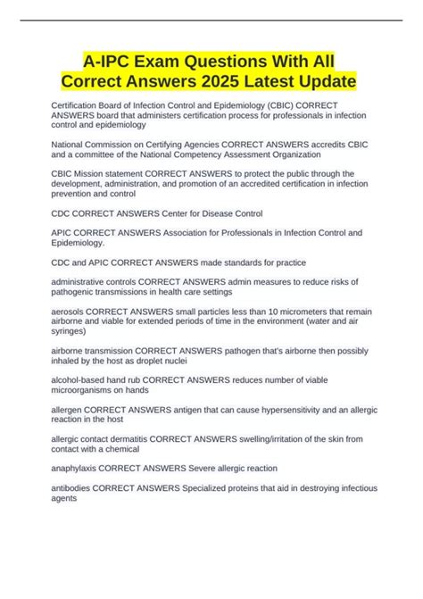 A-IPC Exam Questions With All Correct Answers 2025 Latest Update - A ...