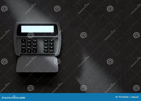 Security System Panel stock illustration. Illustration of modern - 79154546