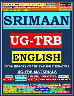 UGTRB - Geography ( unit 1 ) - Geomorphology Study Material - Srimaan ...