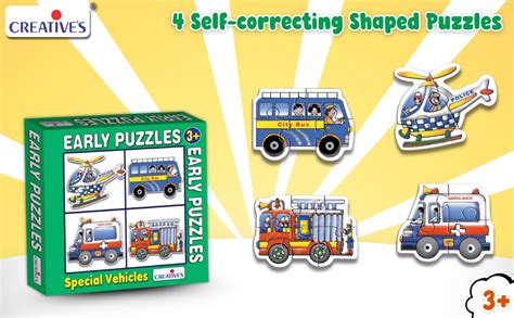 Buy Creative's Early Puzzles Step 1 -Special Vehicles Puzzle ...