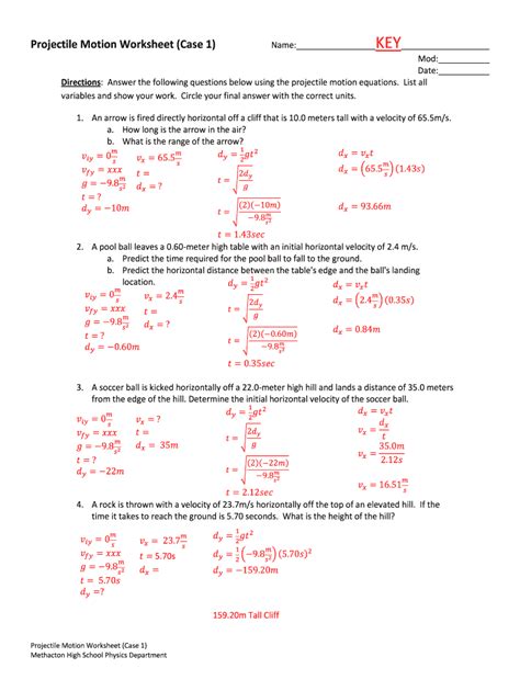Basic Projectile Motion Practice Problems 的图像结果