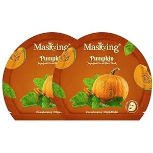 Buy MasKing Superfood Pumpkin Sheet Mask for Skin Brightening ...