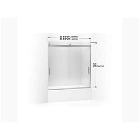 BIM objects - Free download! K-706003-L Levity® Sliding bath door, 62 ...