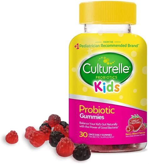 Culturelle Kids Probiotic Gummies - Prebiotic + Probiotic, Pediatrician ...