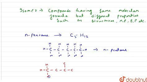 N Pentane Lewis Structure