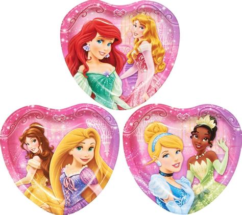 Disney Princess Party Dessert Plates Belle Rapunzel -24CT | Dream party ...