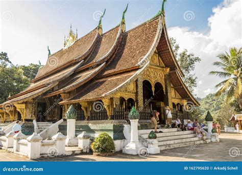 Wat Xieng Thong Temple in Luang Prabang, Laos Editorial Image - Image ...