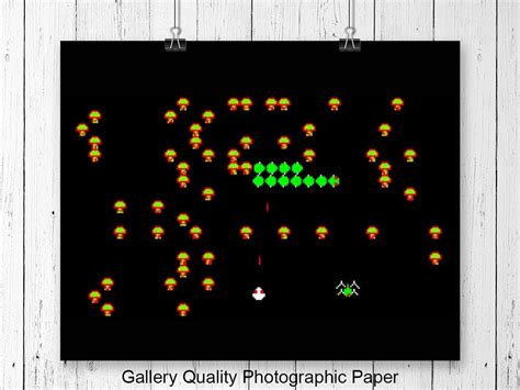 YELLOWBIRD ART & DESIGN Wall Art Only - Super Mario Bros, Centipede ...