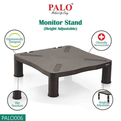 Palo Laptop Stand, Height Adjustable, For Monitors and Printers