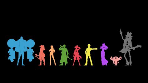 One Piece Crew Silhouettes - 4K Ultra HD Wallpaper