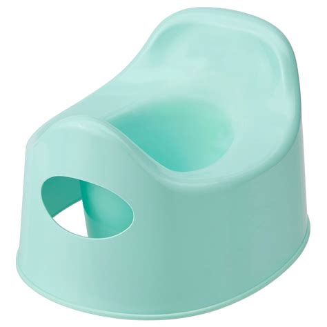 LILLA children's potty, turquoise - IKEA