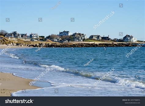 Watch Hill Beach Background Waterfront Houses Stock Photo 2257768471 ...