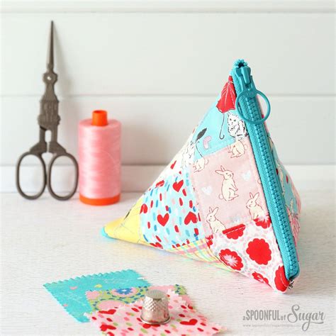 Image result for Triangle Pouch Pattern