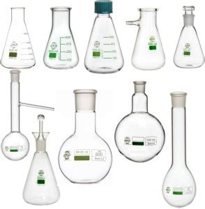 RAJAS Combo Glassware Set of 10 Flask, 500mL, Erlenmeyer Flask (Narrow ...