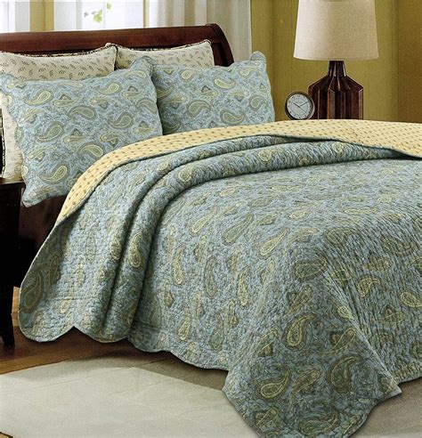 Cozy Line Home Fashions County Style Reversible Cotton Quilt Bedding ...